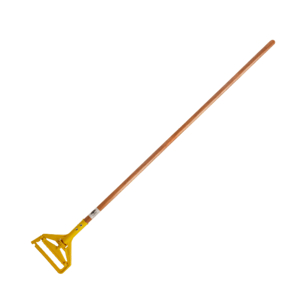 PLASTIC SWING AWAY MOP 60" WOOD HANDLE