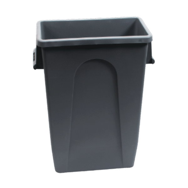 RECTANGULAR 23 GAL WASTE RECEPTACLE GRAY