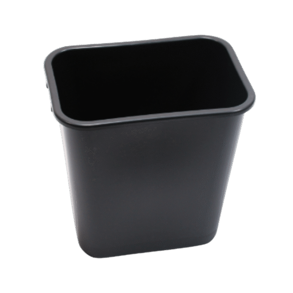 WASTE RECEPTACLE 28 QT BLACK