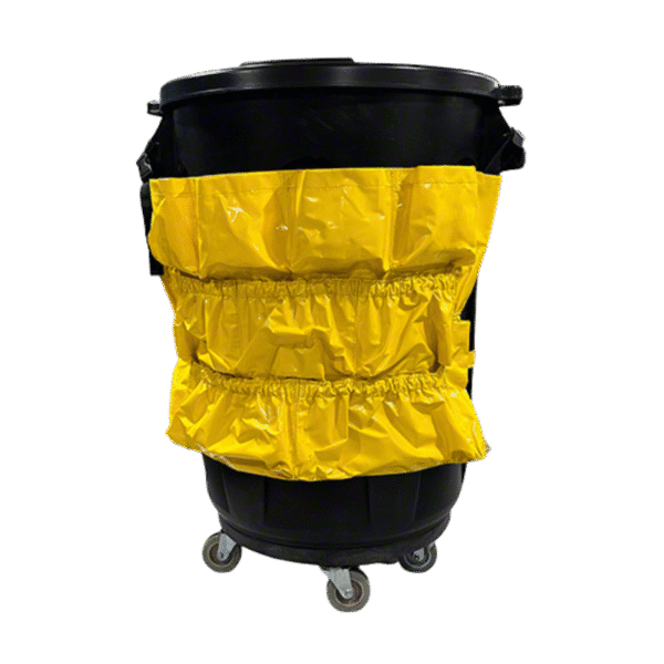 WASTE RECEPTACLE CADDY BAG YELLOW