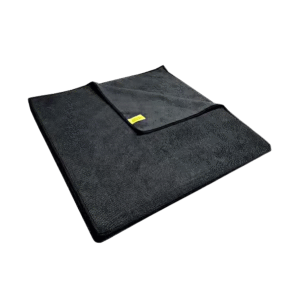 Microfiber Towel Black 16X16
