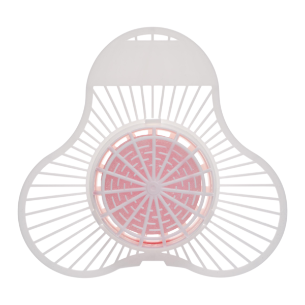 Urinal Screen W/Para Deo Block Pink Cherry